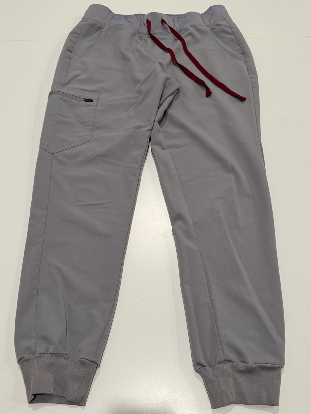 FIGS Zamora Jogger Scrub Pants Cement Gray Medium